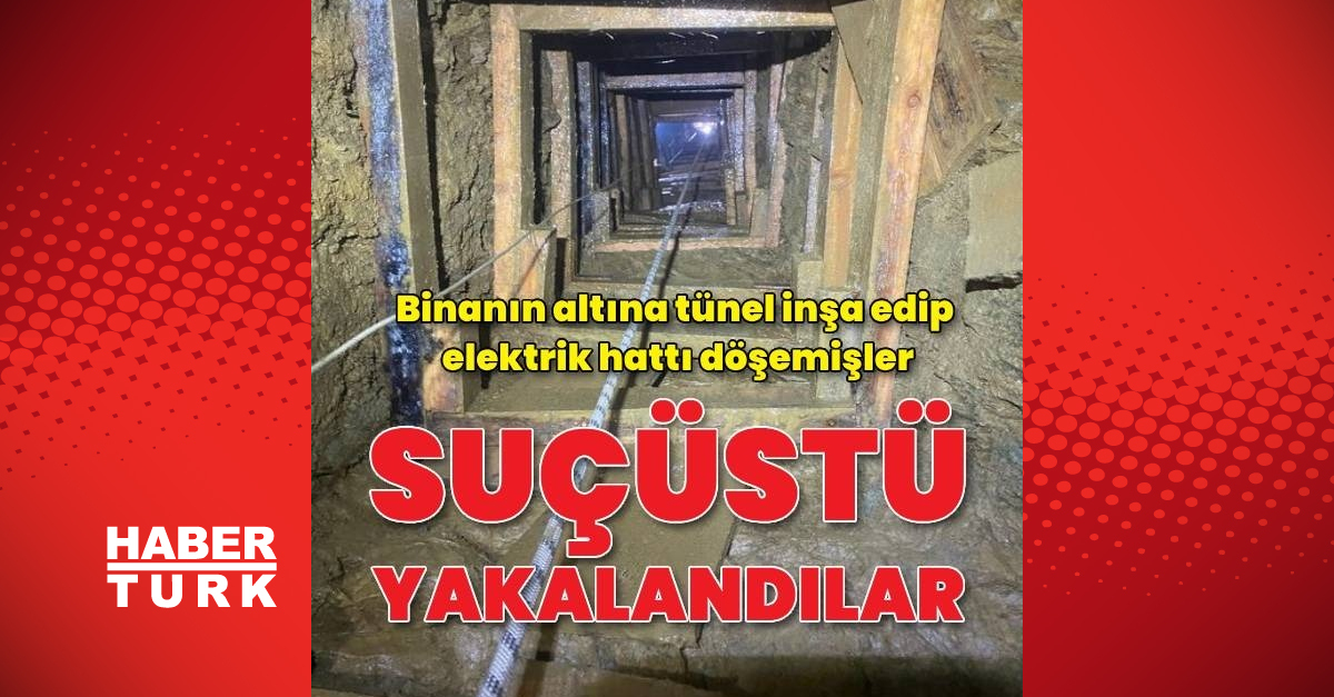 Kastamonu’da kaçak kazı şüphelileri binanın altına tünel inşa edip, elektrik hattı döşemiş